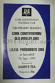 Old Wesley IRFU Presidents XV 1991 memorabilia